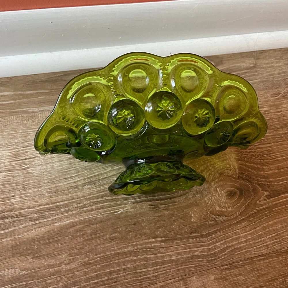 Vintage 1960’s L.E. Smith Glass Moon and Stars Banana Boat - Picture 15 of 15
